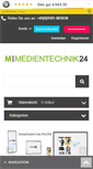 Mobile Screenshot of m-medientechnik24.de